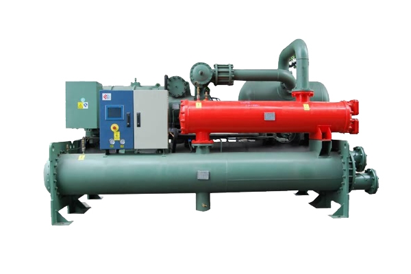 water cooled flooded screw typr chiller with heat recovery 