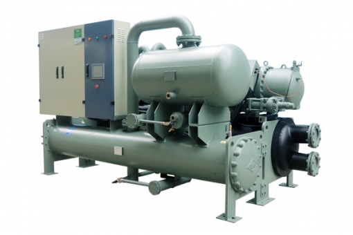 Unit pompa panas sumber air modular 